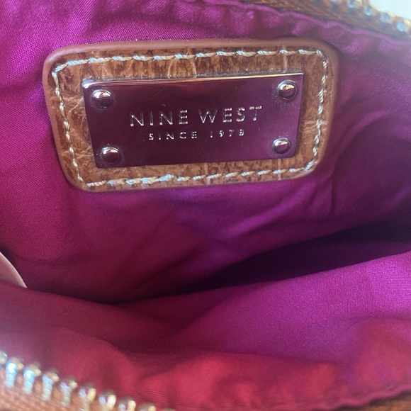 Nine West Purse NWT Cognac Can’t Stop Shopper crossbody shoulder bag - Picture 7 of 12